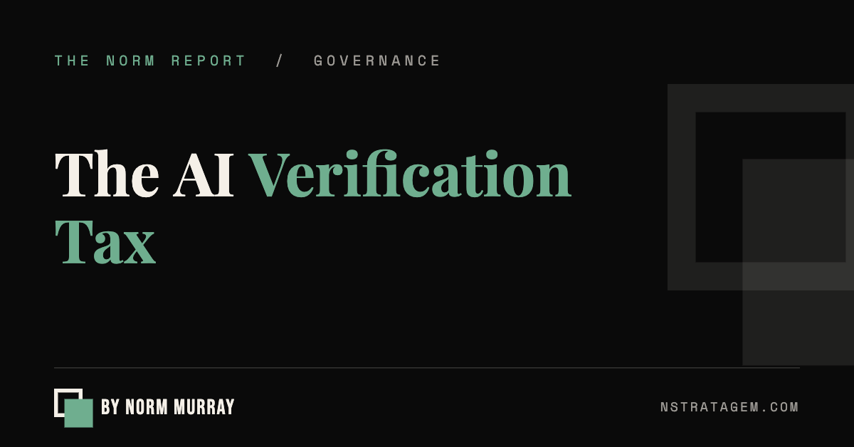 Read more about the article The AI Verification Tax