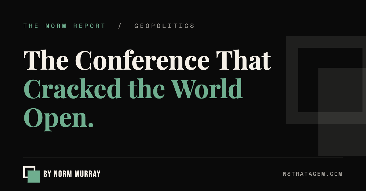 Read more about the article The Conference That Cracked the World Open.