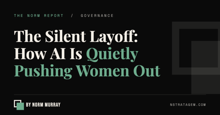 The Silent Layoff: How AI Is Quietly Pushing Women Out | The Norm Report by Norm Murray