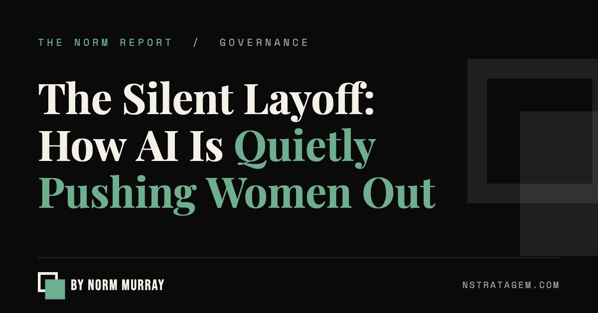 Read more about the article The Silent Layoff: How AI Is Quietly Pushing Women Out